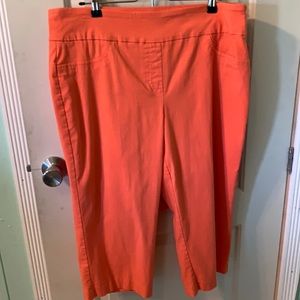 Tangerine colored capris